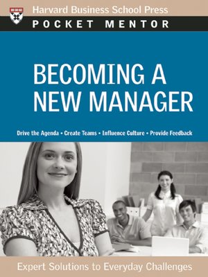cover image of Becoming a New Manager